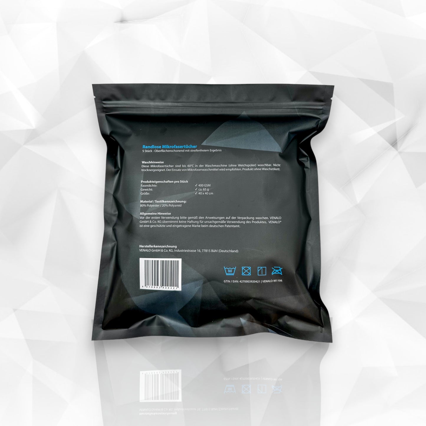 Mikrofasertücher 400 GSM (5 Stück)